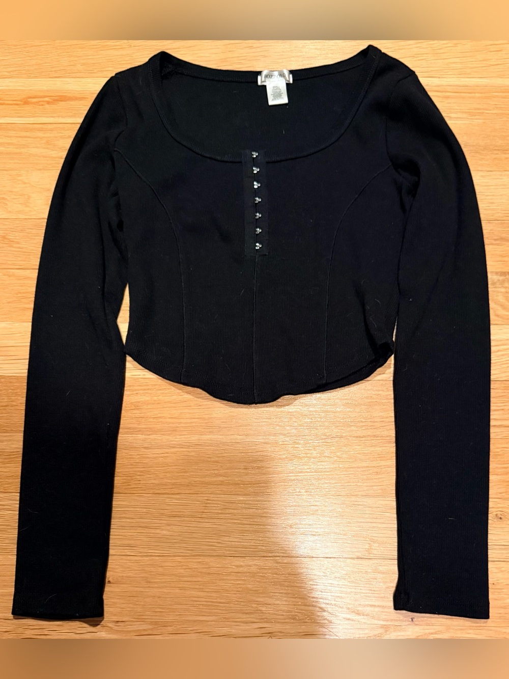 EUC Bozzolo Corset Style Crop Top